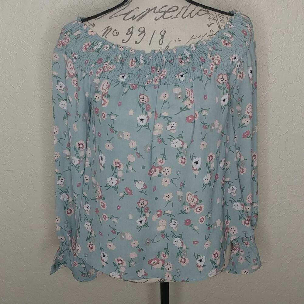 Wild Blue x Sadie Robertson‎ Floral Top Size M Boho Hippie